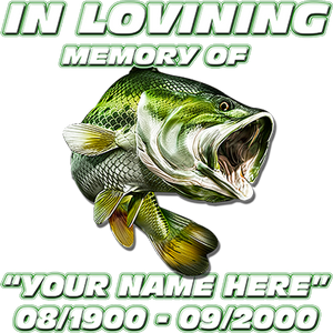In Loving Memory Fishing Decal