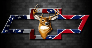 Dual Flag Bowtie Deer