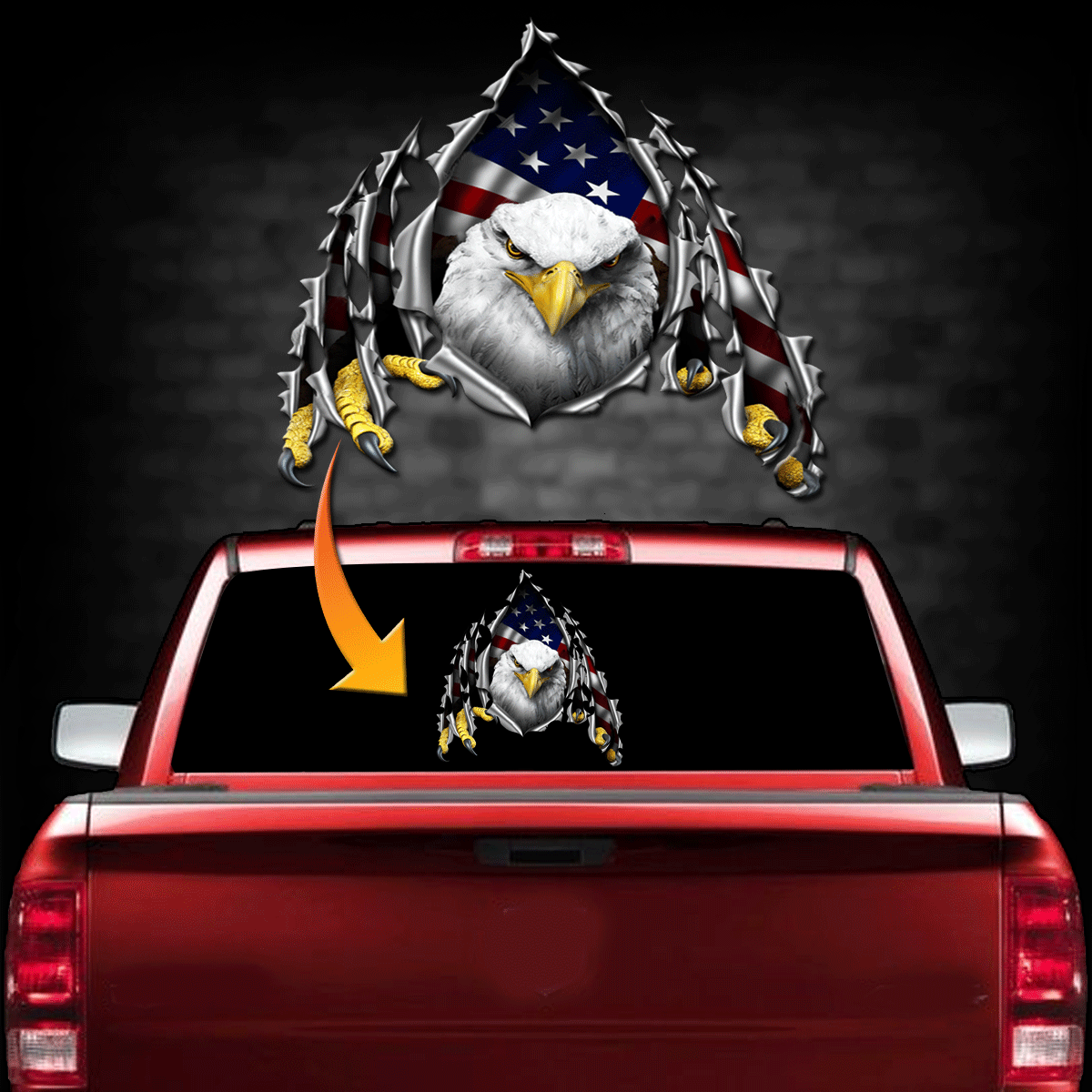 Eagle Rip Decal – Gift Shop City