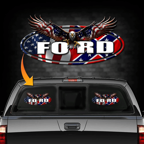 Dual Flag Ford Eagle