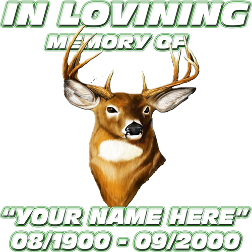 In Memory Of-Deer Decal