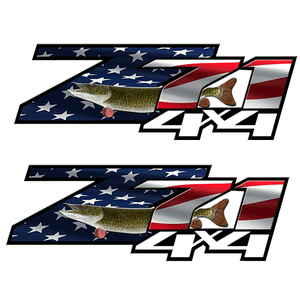 Z71 Muskie American Flag