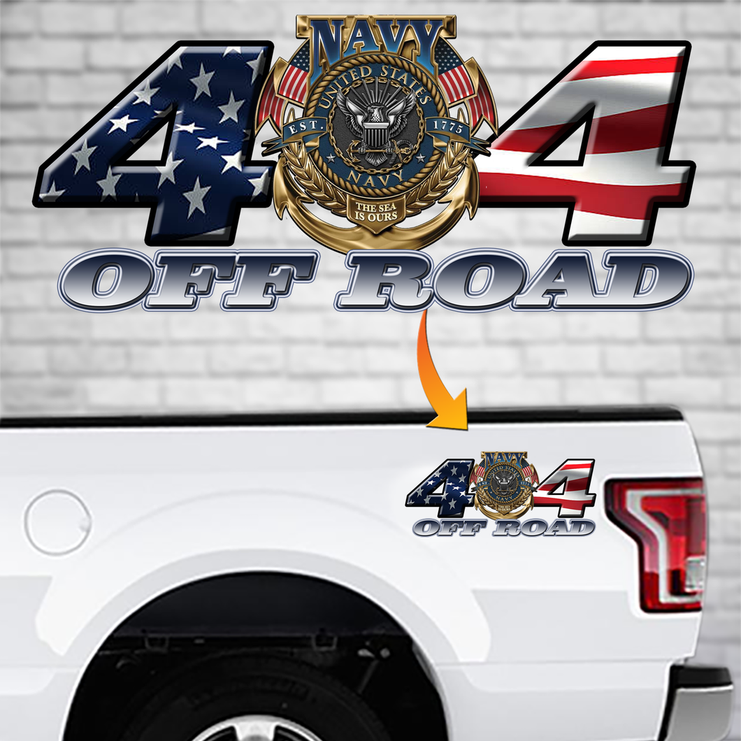 Off Road Navy Decal