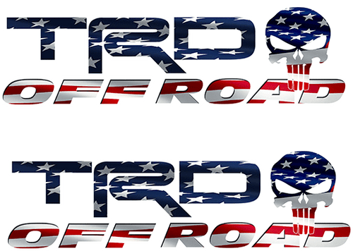 TRD Punisher Patriot Decal