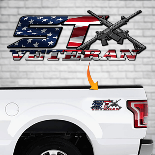 STX Veteran Decal