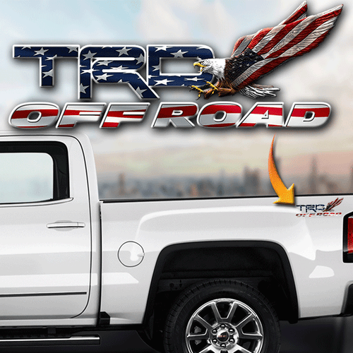 TRD Eagle Patriot Decal