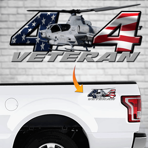 4x4 Veteran Decal AirForce