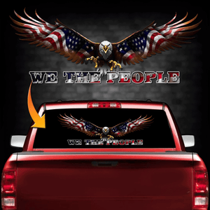 We The People Back Window Decal